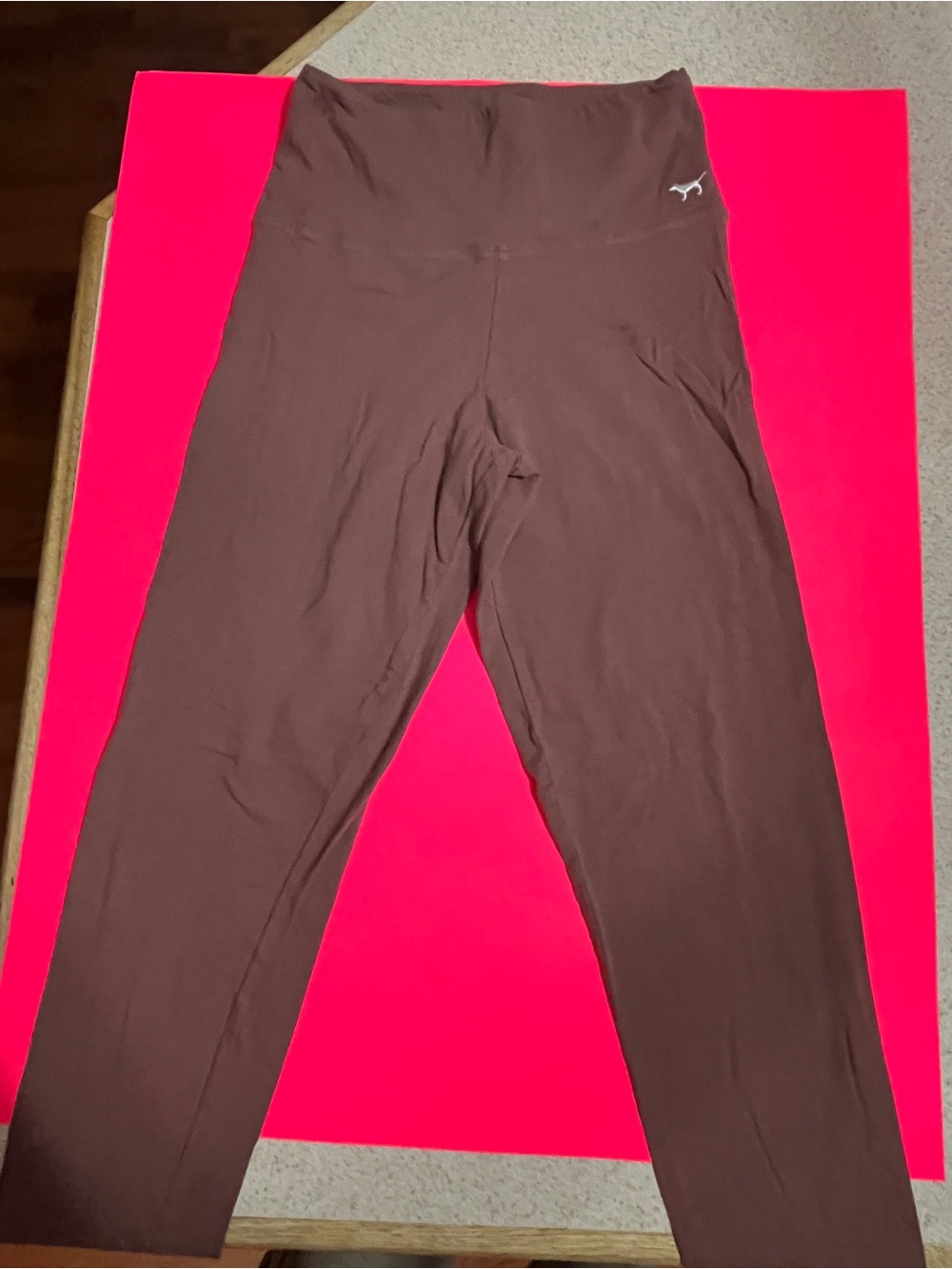 PINK Victoria's Secret High-Waist Brown Leggings